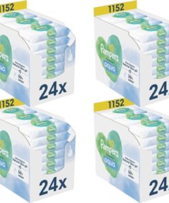 Pampers Harmonie Aqua Billendoekjes - 96 Verpakkingen = 4608 Babydoekjes