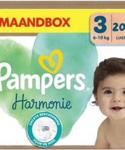 Pampers Harmonie luiers - maat 3 (6-10KG) - 200 luiers - 8 pakken van 25 stuks