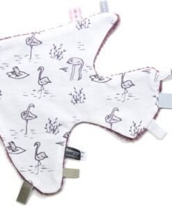 Snoozebaby Knuffeldoekje - Sweet Dreaming - bird style - Soft Mauve