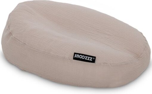 Snoozzz Relax hoes voor voedingskussen - maakt van je voedingskussen een babynestje - 100% katoen - Sand