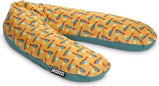 Snoozzz Voedingskussenhoes - Hoes voor voedingskussen zwangerschapskussen -100% katoen- 185 cm - Liki
