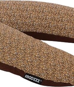 Snoozzz Zwangerschapskussen Zijslaapkussen Lichaamskussen Premium kwaliteit - 185 cm - microparel vulling - luxe draagtas - 100% katoen - Mucho