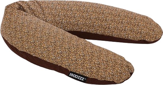 Snoozzz Zwangerschapskussen Zijslaapkussen Lichaamskussen Premium kwaliteit - 185 cm - microparel vulling - luxe draagtas - 100% katoen - Mucho