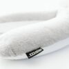 Snoozzz Zwangerschapskussen Zijslaapkussen Lichaamskussen Premium kwaliteit - 185 cm - microparel vulling - luxe draagtas - Teddy wit