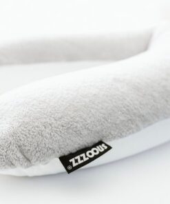 Snoozzz Zwangerschapskussen Zijslaapkussen Lichaamskussen Premium kwaliteit - 185 cm - microparel vulling - luxe draagtas - Teddy wit
