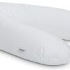 Snoozzz Zwangerschapskussen Zijslaapkussen Lichaamskussen Premium kwaliteit - 185 cm - microparel vulling - luxe draagtas - Zonder afneembare hoes