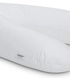 Snoozzz Zwangerschapskussen Zijslaapkussen Lichaamskussen Premium kwaliteit - 185 cm - microparel vulling - luxe draagtas - Zonder afneembare hoes
