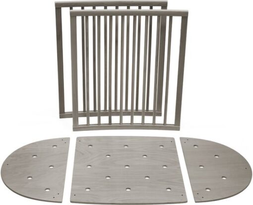 Stokke Sleepi Bedverlenging V3, Hazy Grey- Verander Stokke Sleepi Mini in een Stokke Sleepi Bed - Verlengt het bed tot 141 cm - Geschikt voor kinderen tot 5 jaar - Matras wordt apart verkocht