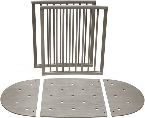 Stokke Sleepi Bedverlenging V3, Hazy Grey- Verander Stokke Sleepi Mini in een Stokke Sleepi Bed - Verlengt het bed tot 141 cm - Geschikt voor kinderen tot 5 jaar - Matras wordt apart verkocht