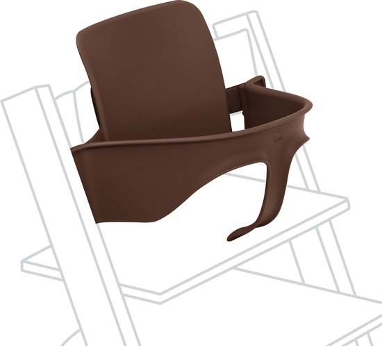 Stokke Tripp Trapp Baby Set2, Warm Brown - Leeftijd 6-36 maanden - Verander de Tripp Trapp stoel in een comfortabele kinderstoel
