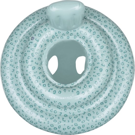 Swim Essentials | Groene Panterprint Baby Float 0-1 jaar