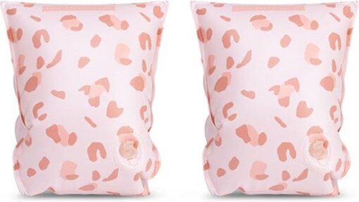 Swim Essentials | Oudroze Panterprint Zwembandjes 0-2 jaar