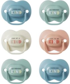Tommee Tippee Anytime Fopspenen, 6-18m, 6 stuks, symmetrische speen zit altijd rechtop, BPA-vrije fopspeen van silicone, orthodontisch ontwerp, mengkleuren