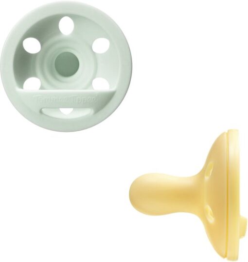 Tommee Tippee borstachtige fopspeen - op huid lijkende textuur - symmetrisch orthodontisch ontwerp - BPA-vrij - 0-6 maanden - verpakt per 2 fopspenen