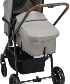 Bebeconfort Haze Trio - 3-in-1 reissysteem kinderwagen - 0-4 jaar (0-22 kg) - 2-in-1 zitgedeelte - Mineral Gray