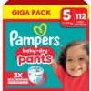 Pampers - Baby Dry Pants - Maat 5 - Mega Pack - 112 stuks - 11/17KG