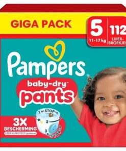 Pampers - Baby Dry Pants - Maat 5 - Mega Pack - 112 stuks - 11/17KG