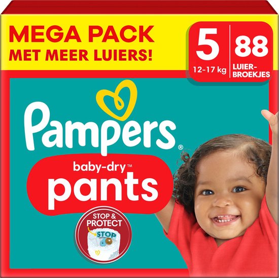 Pampers - Baby Dry Pants - Maat 5 - Mega Pack - 88 stuks - 12/17KG