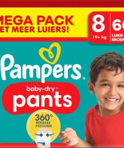Pampers - Baby Dry Pants - Maat 8 - Mega Pack - 66 stuks - 19+ KG