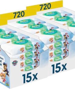 Pampers - Harmonie Aqua - Billendoekjes - Paw Patrol - 45 x 48 stuks (2160 doekjes)