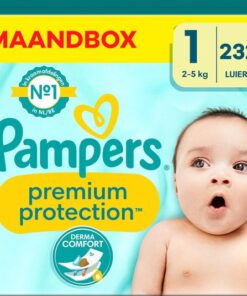 Pampers - Premium Protection - Maat 1 - Maandbox - 232 stuks - 2/5 KG