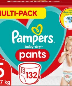 Pampers Baby-Dry Pants Luierbroekjes - Maat 5 (12-17 kg) - 132 stuks - Multi-Pack