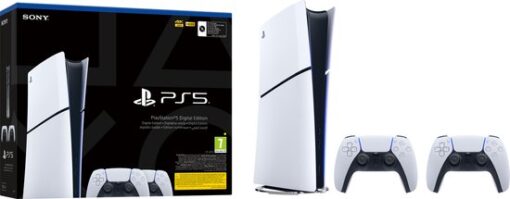 PlayStation 5 - Digital Edition - Slim - 2 DualSense Draadloze Controllers Bundel