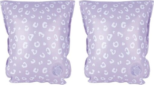 Swim Essentials | Lila Panterprint Zwembandjes 2-6 jaar