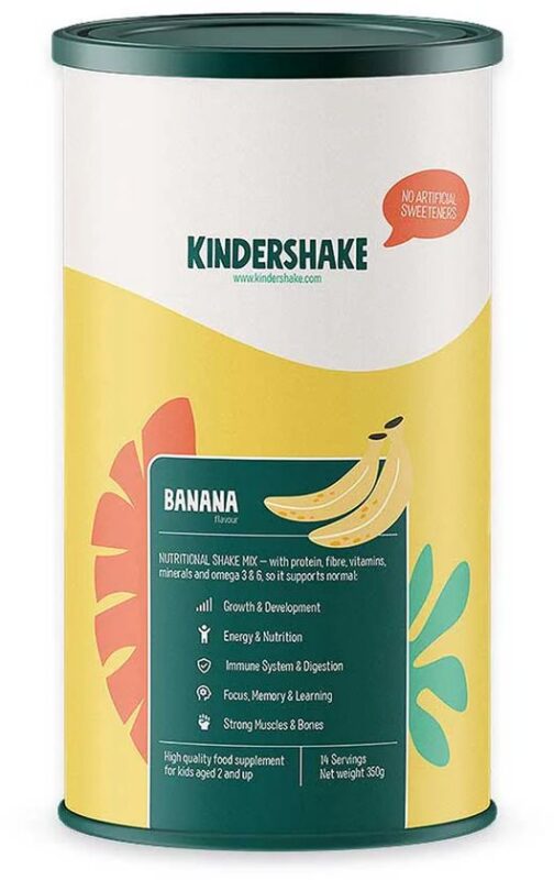 Kindershake Banaan - Gezonde aanvulling voor kieskeurige kids - 14 Shakes