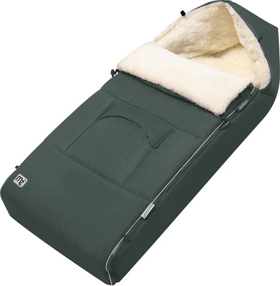 Monzana Voetenzak - Reflectoren Veiligheidsgordel 93x56cm - Grijs Groen