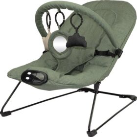 Novi Baby® Musical Cloud Wipstoel - Schommelstoel - Bouncer - Groen Melange