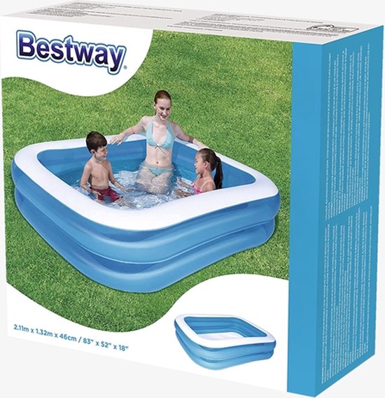 Bestway Opblaasbaar Zwembad - 211 x 132 x 46 cm