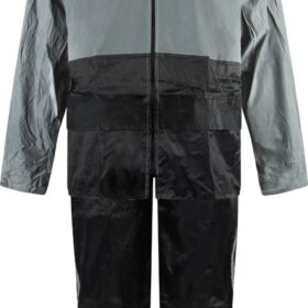 C-Line Regenpak met Capuchon - Reflecterende Jas - Nieuw Model - Kinder maat 158/164