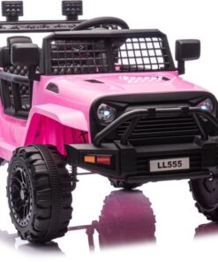 Elektrische Kinderauto 12V Met Afstandsbediening - accuvoertuigen - accu auto voor kinderen - Roze
