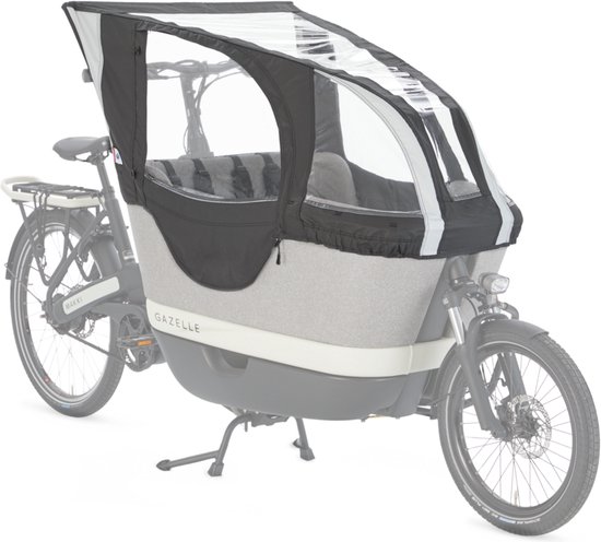 Gazelle Regenhoes tbv. Makki Bakfiets - Zwart