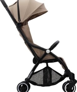 Hamilton by Yoop X1 Plus Buggy – MagicFold™ Technologie – Tot 22 kg – Premium Wandelwagen – Plooibuggy Baby – Inklapbaar – Kinderwagen – Verlengde Zonnekap – Beige