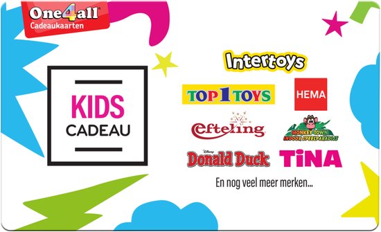 KidsCadeau - Cadeaubon - 20 euro + cadeau-envelop