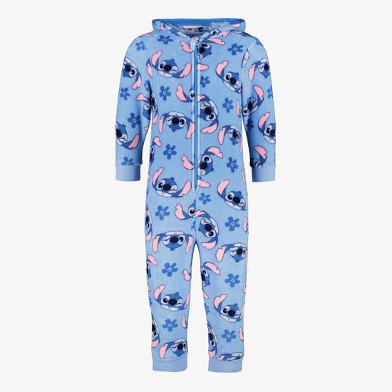 Lilo & Stitch kinder onesie blauw - Maat 122