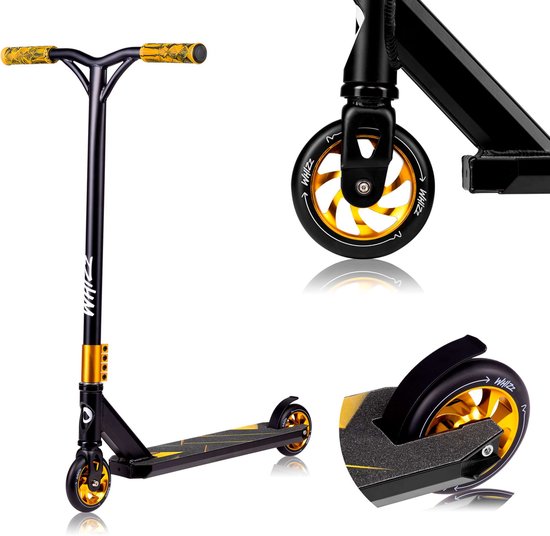 Lionelo Whizz - Step - 110mm - T-Bar - 100KG - voor Jongens en Meisjes - Steel rem - Kinderstepjes