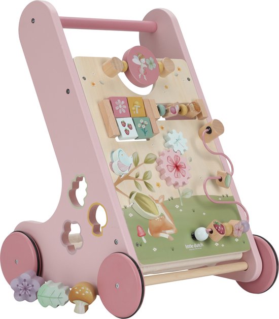 Little Dutch Activiteiten loopwagen - Fairy Garden FSC