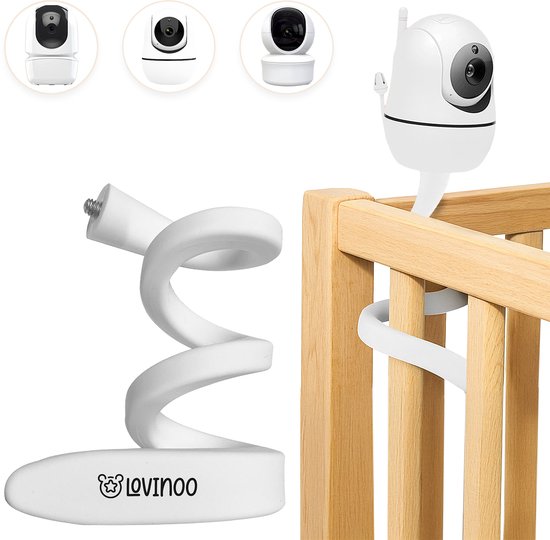 Lovinoo Babyfoonhouder – Babyfoon houder - Camera Houder – Baby Camera - Babyfoon Standaard - Babyfoon Statief - Babyfoon houder universeel – Babyfoon statief - Flexibel