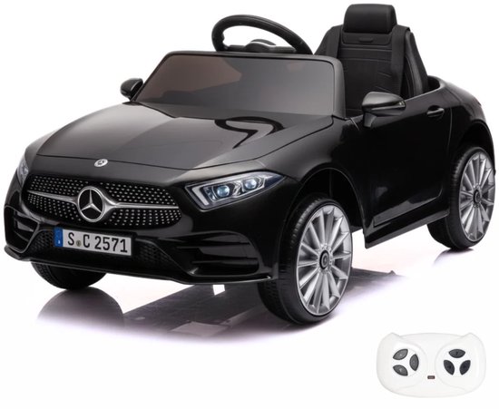 Mercedes CLS350 - Elektrische Kinderauto 12V - 1 tot 5 jaar - Zwart