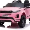 Range Rover Evoque elektrische kinderauto Accu Auto met Bluetooth en afstandsbediening - Roze