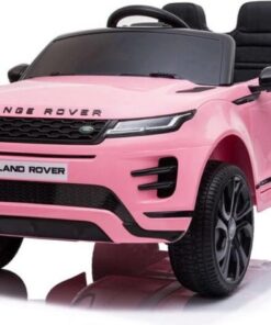 Range Rover Evoque elektrische kinderauto Accu Auto met Bluetooth en afstandsbediening - Roze
