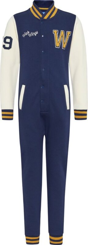 Wick Wings - Onesie - Kleur Marine - Pyjama - 170-176 - onesie jongens - onesie meisjes