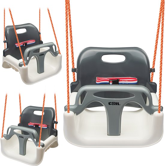 COIL Kinder schommel 3-in-1 - Tuinemmer schommel voor 6 maanden tot 5 jaar - Schommel