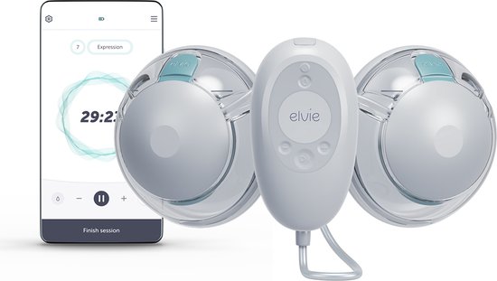 Elvie® Stride 2 - Handsfree Dubbele Elektrische borstkolf – Ziekenhuiskwaliteit - Stil & Krachtig kolfapparaat - Past in bh