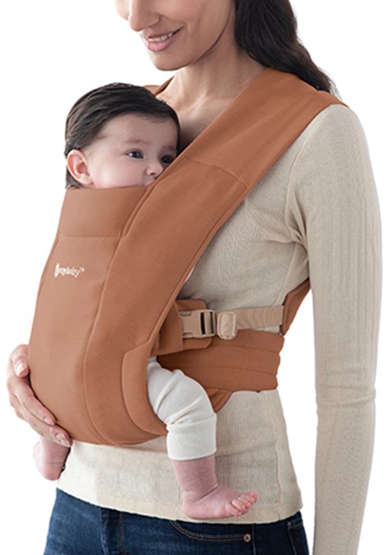Ergobaby Baby Draagzak Embrace Canyon Clay - ergonomische draagzak vanaf geboorte