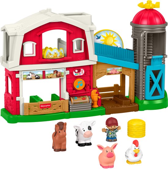 Fisher-Price Little People Boerderij – Dieren verzorgen op de boerderij – speelset