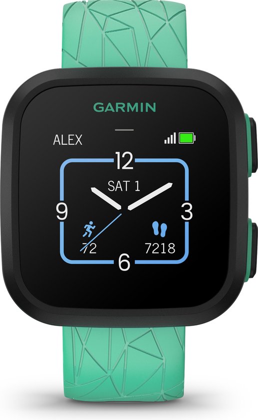 Garmin Bounce - Smartwatch voor Kinderen - Realtime locatiebepaling - LTE/5G/4G verbindig - Green Burst